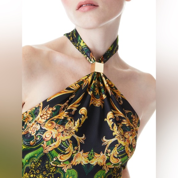 alice and olivia knotted halter top and maxi skirt set NWT S, 2 - Picture 7 of 7